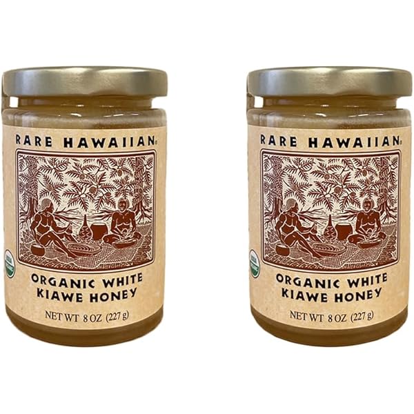 Amazon | レアハワイアン オーガニック ホワイトハニー プレーン 8oz